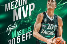 Mezon NKL savaitės MVP – siautėjęs G. Masiulis