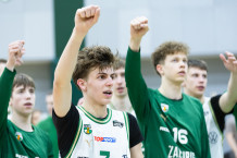 Skaudus niuksas „Olimpui“: be lyderių atvykęs „Žalgiris-2“ išsivežė pergalę iš Palangos