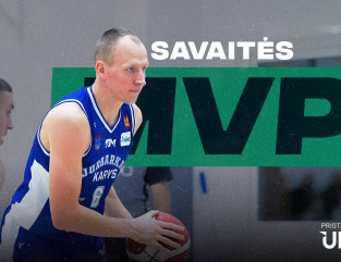 „URBO-NKL“ devynioliktosios savaitės MVP – Gintautas Matulis