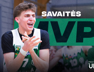 „URBO-NKL“ dvidešimtosios savaitės MVP – Jokūbas Rudaitis